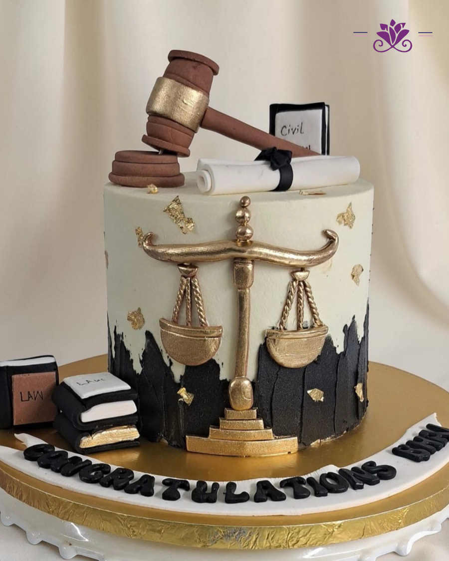 Premium Legal Career Cake