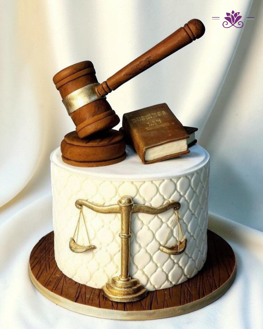 Legal Career Celebration Cake
