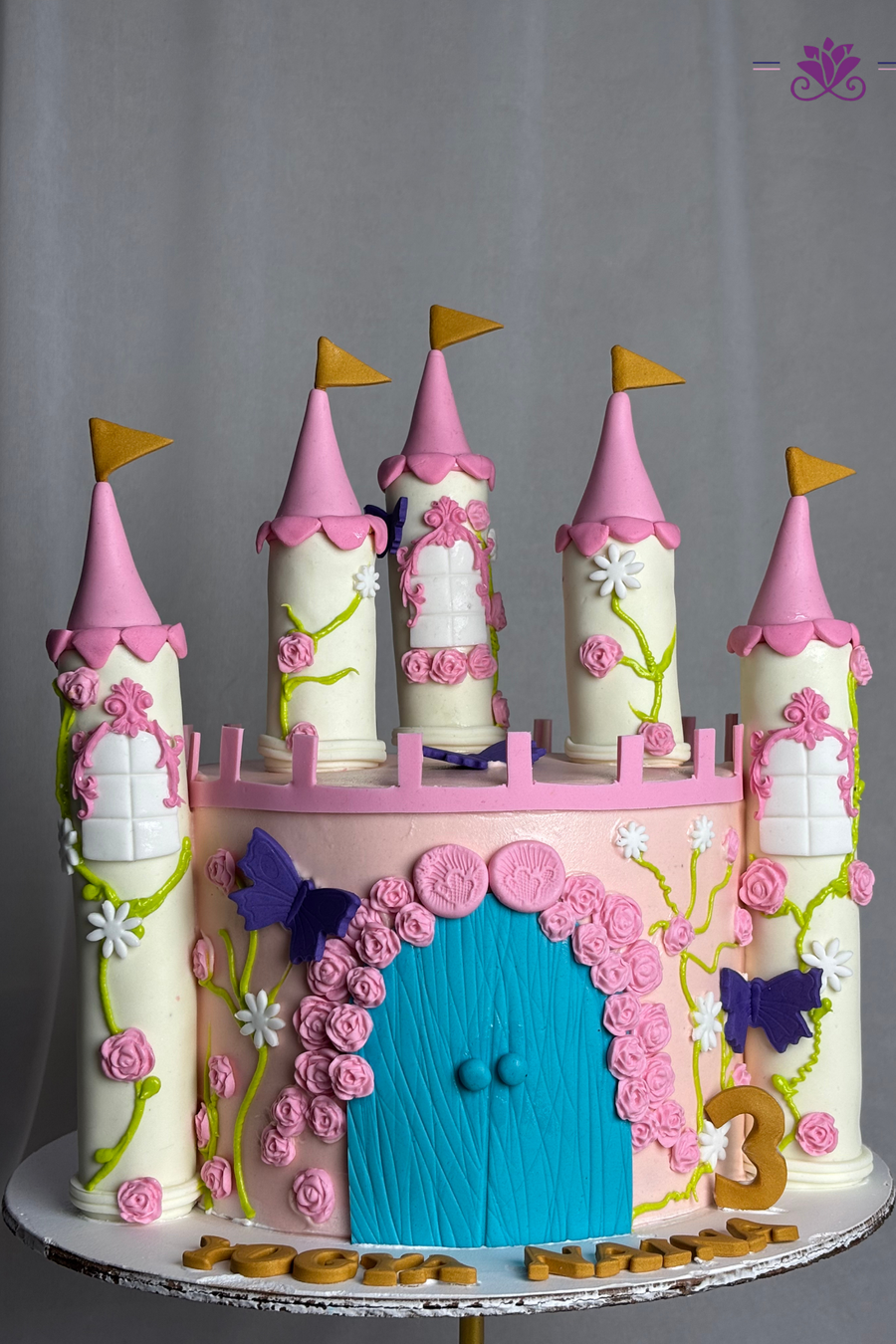 Enchanted Princess Fairy Tale Castle 3rd Birthday Cake