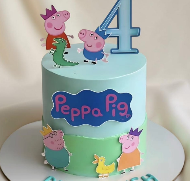 Peppa Pig Kids Birthday Cake