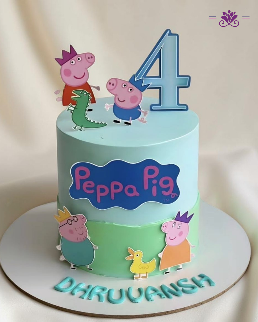 Peppa Pig Kids Birthday Cake