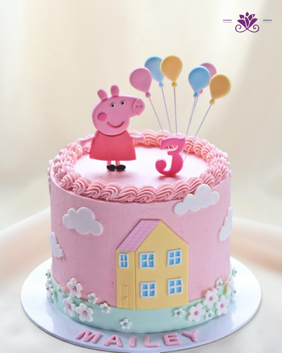 Luxury Pegga Pig Cake