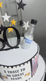 Golden Age Memories Photo Cake - image 2