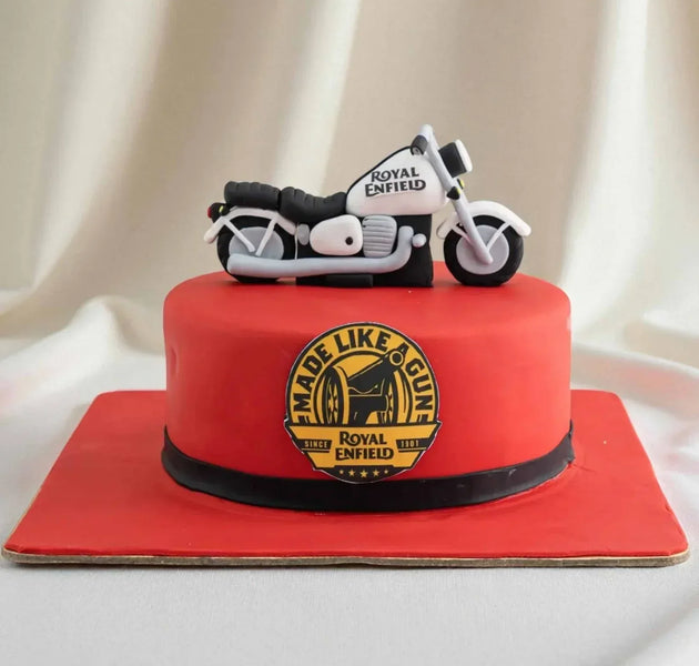 Royal Enfied Cake - Terrarich Cake Studio