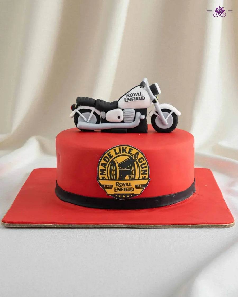 Royal Enfied Cake - Terrarich Cake Studio