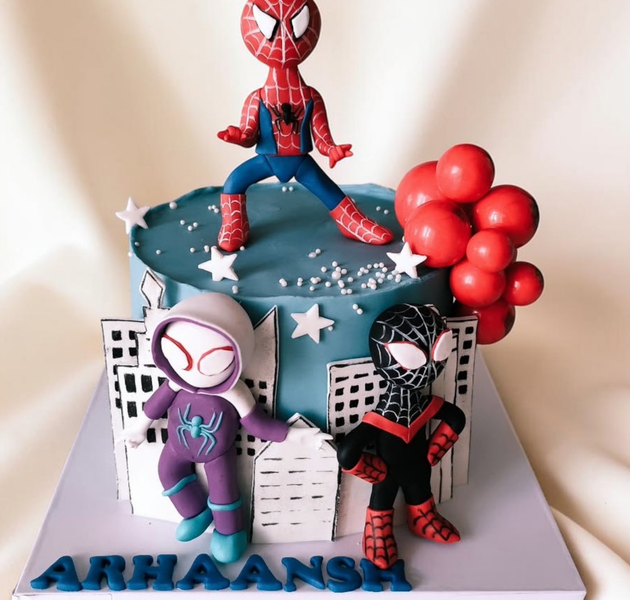 Spider Man Adventure Cake