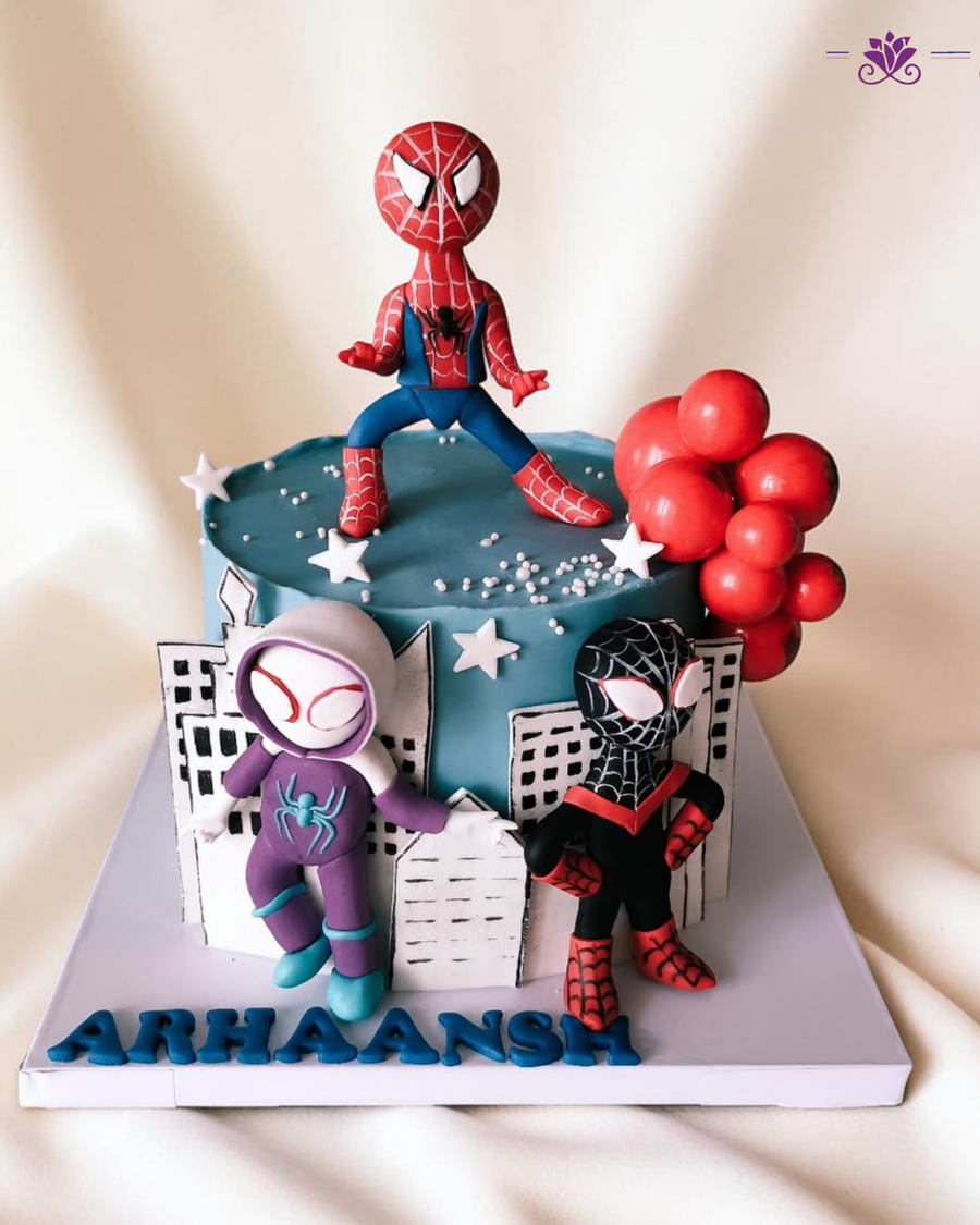 Spider Man Adventure Cake