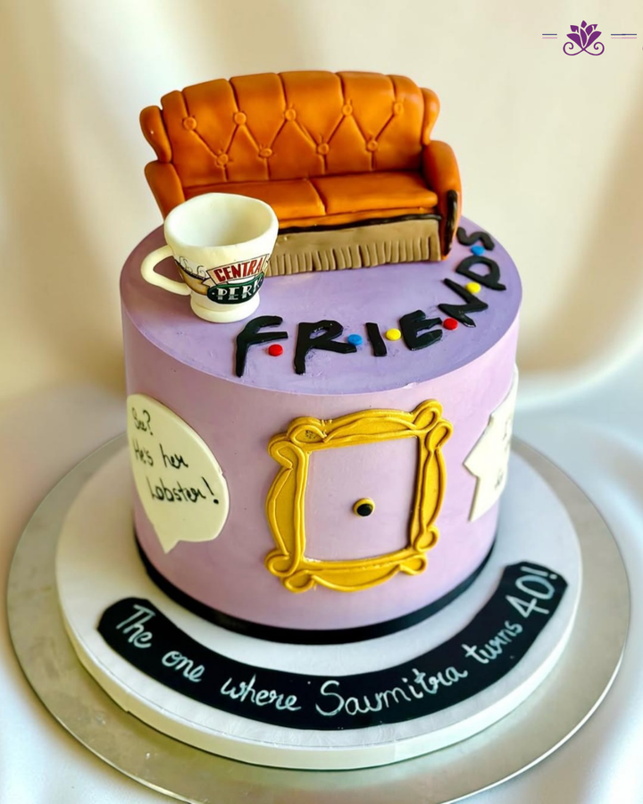 Friends TV Show Theme Cake