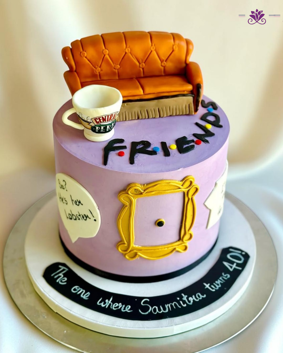 Friends TV Show Theme Cake