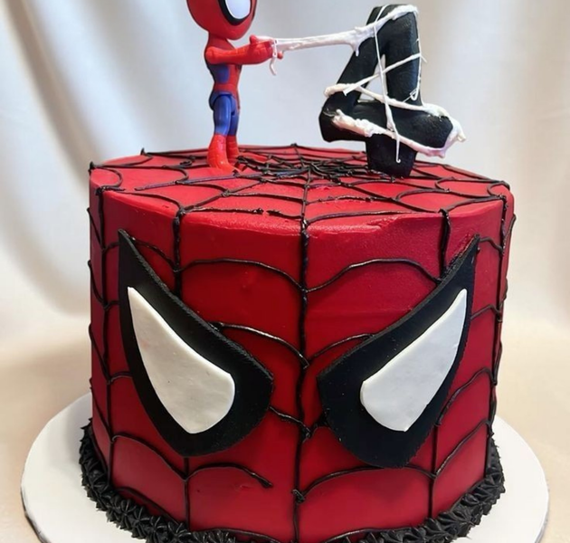 Spider Hero Web Sling Birthday Cake