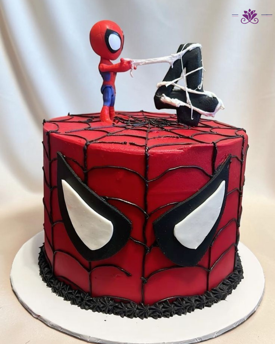 Spider Hero Web Sling Birthday Cake