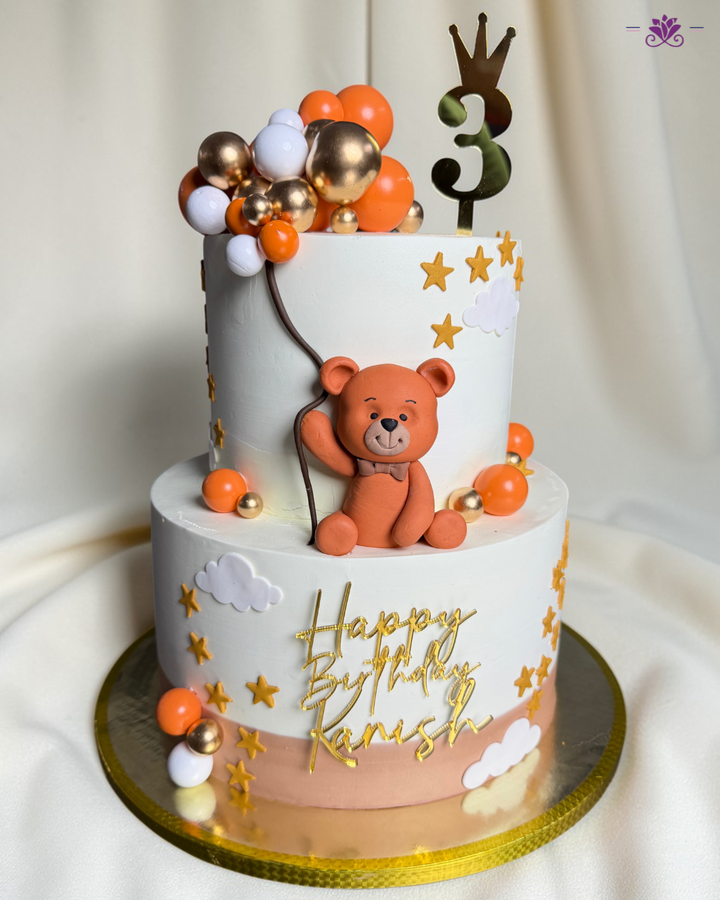 Little Prince Teddy Birthday Cake