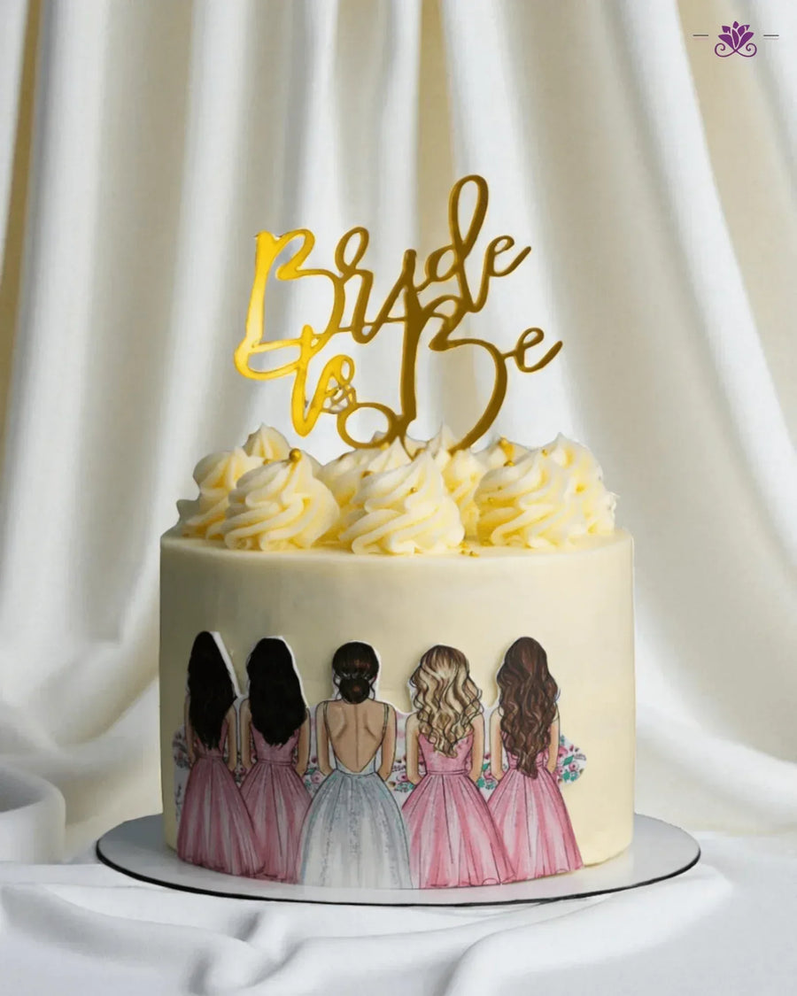 The Bride & Her Tribe Cake - Terrarich Cake Studio