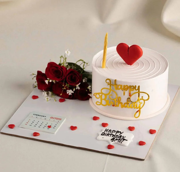 The Love Note Celebration Cake - Terrarich Cake Studio