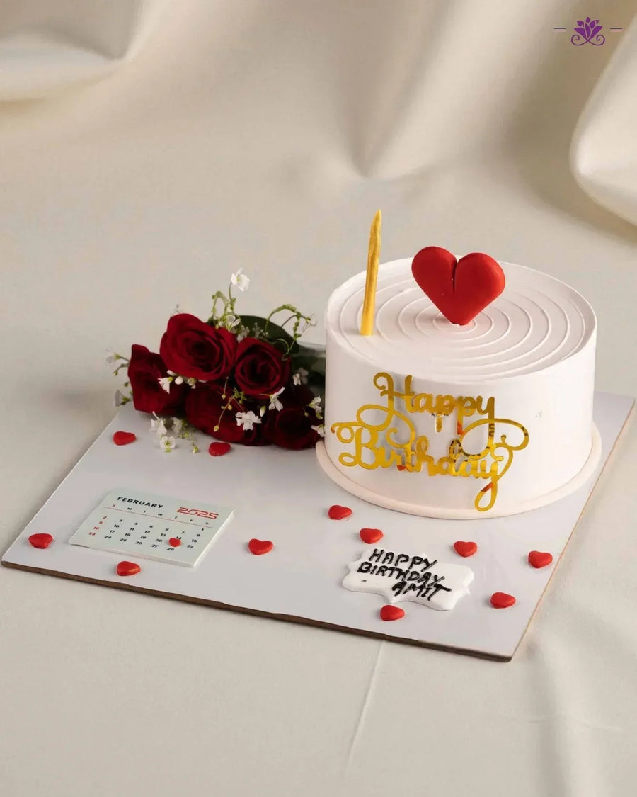The Love Note Celebration Cake - Terrarich Cake Studio