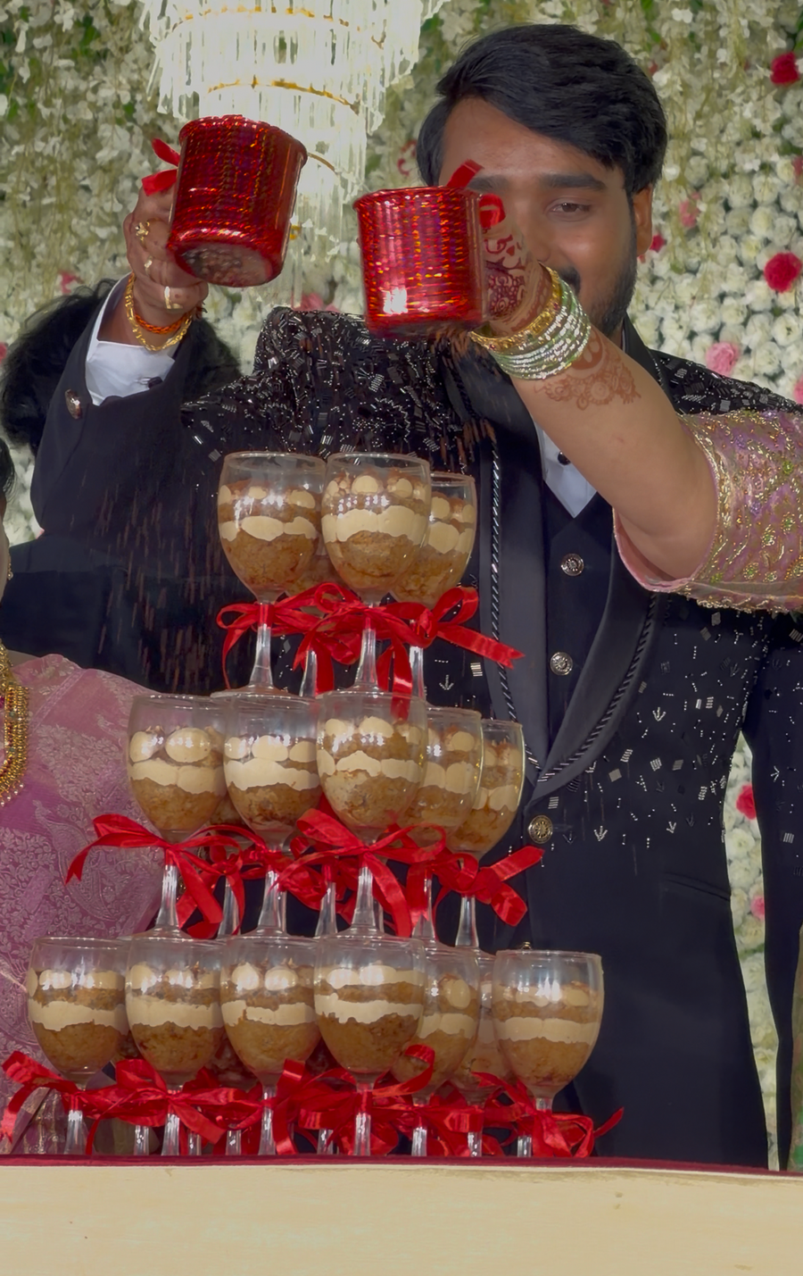 Terrarich Wedding Signature Tiramisu Tower (Set of 30 Glasses)