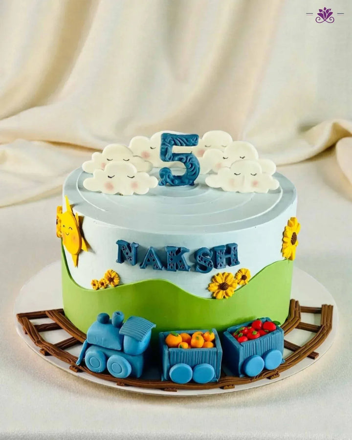 Train Birthday Cake