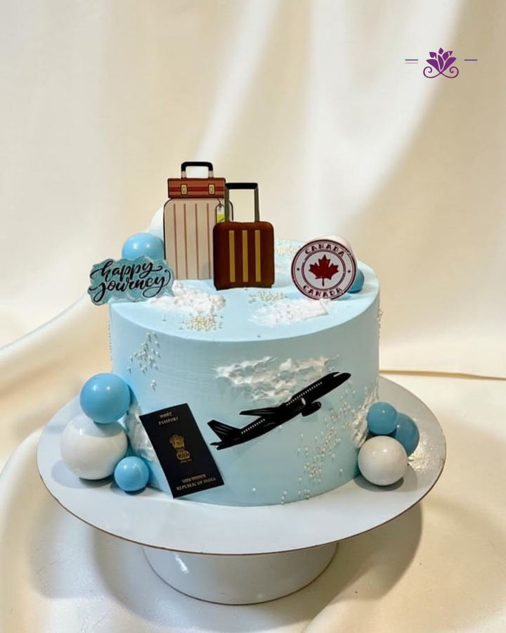 Travel Lover Theme Cake