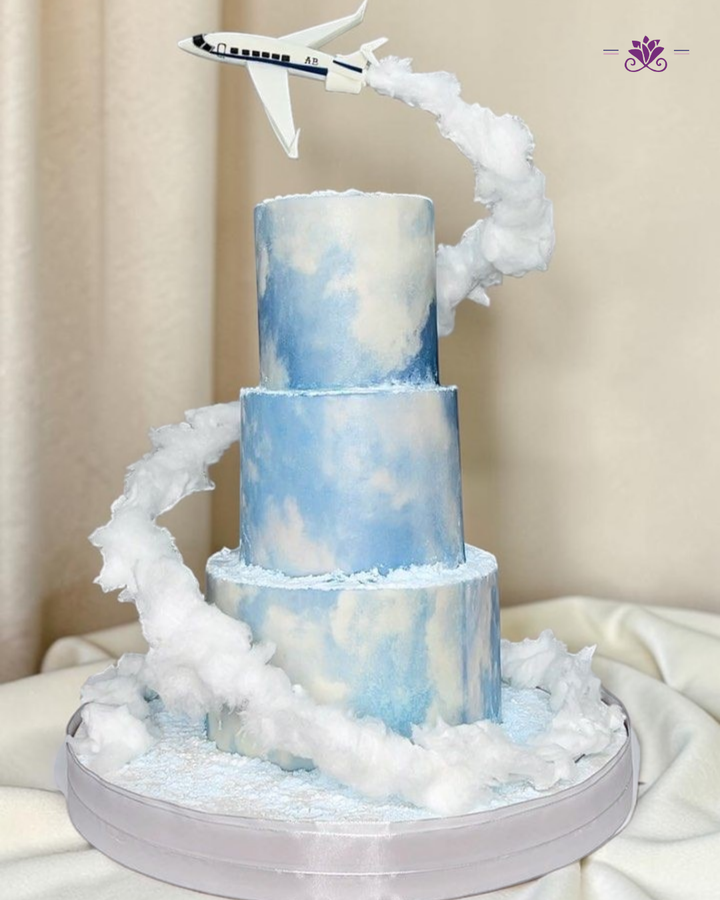 Travel Theme Celebration Cake
