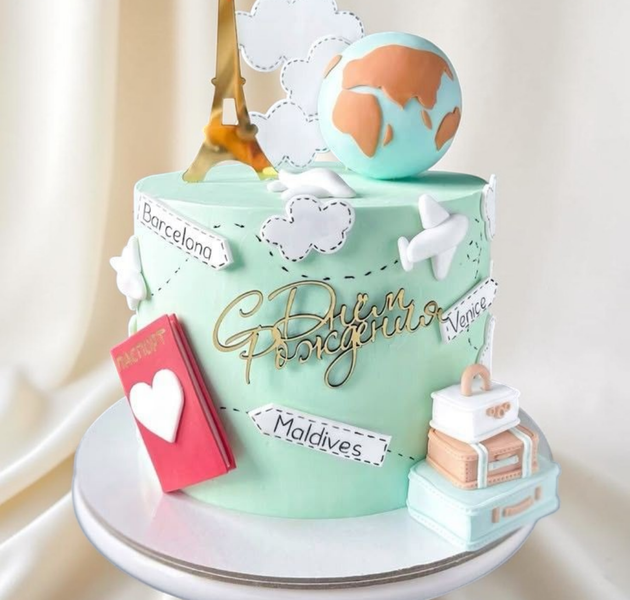 Around The World Cake