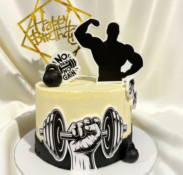Gym Motivation Cake