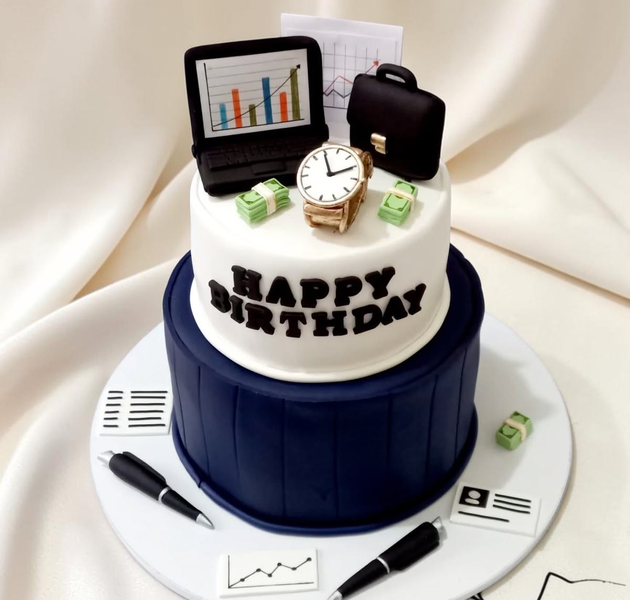 Luxury Corporate Birthday Cake