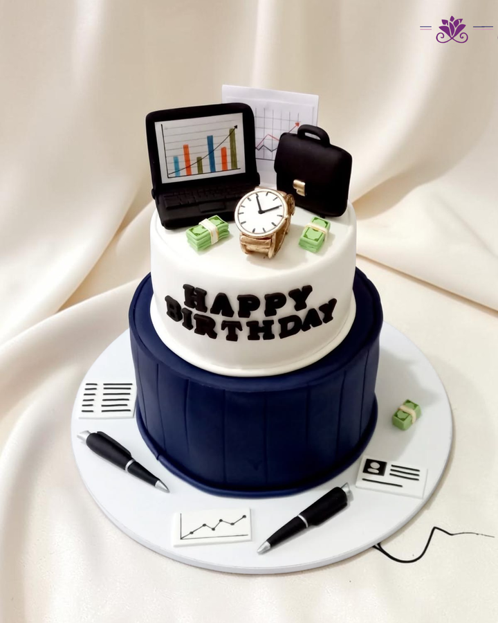 Luxury Corporate Birthday Cake
